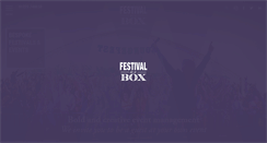 Desktop Screenshot of festivalinabox.co.uk