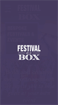 Mobile Screenshot of festivalinabox.co.uk